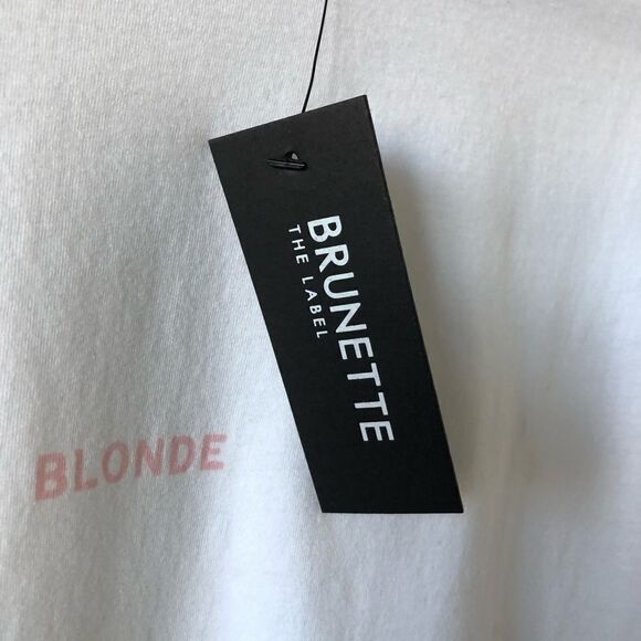 Nwt-Brunette The Label "Blonde" T Shirt - Picture 6 of 8